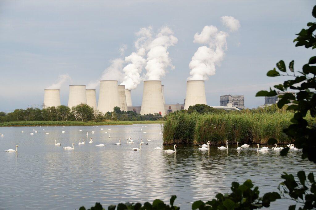 power station, chimneys, smoke-4350592.jpg